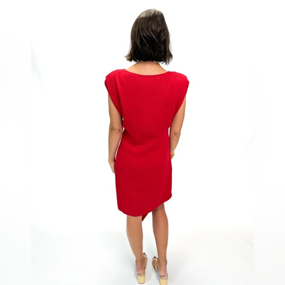 Emily McCarthy Cranberry Red Del Mar Sleeveless Dress - Picture 13 of 14